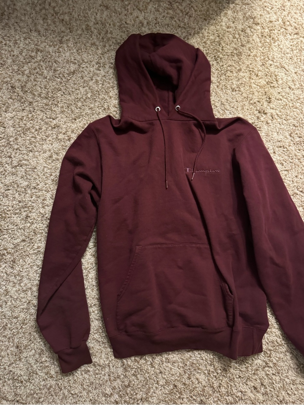 Champion Burgundy eco fleece Hoodie